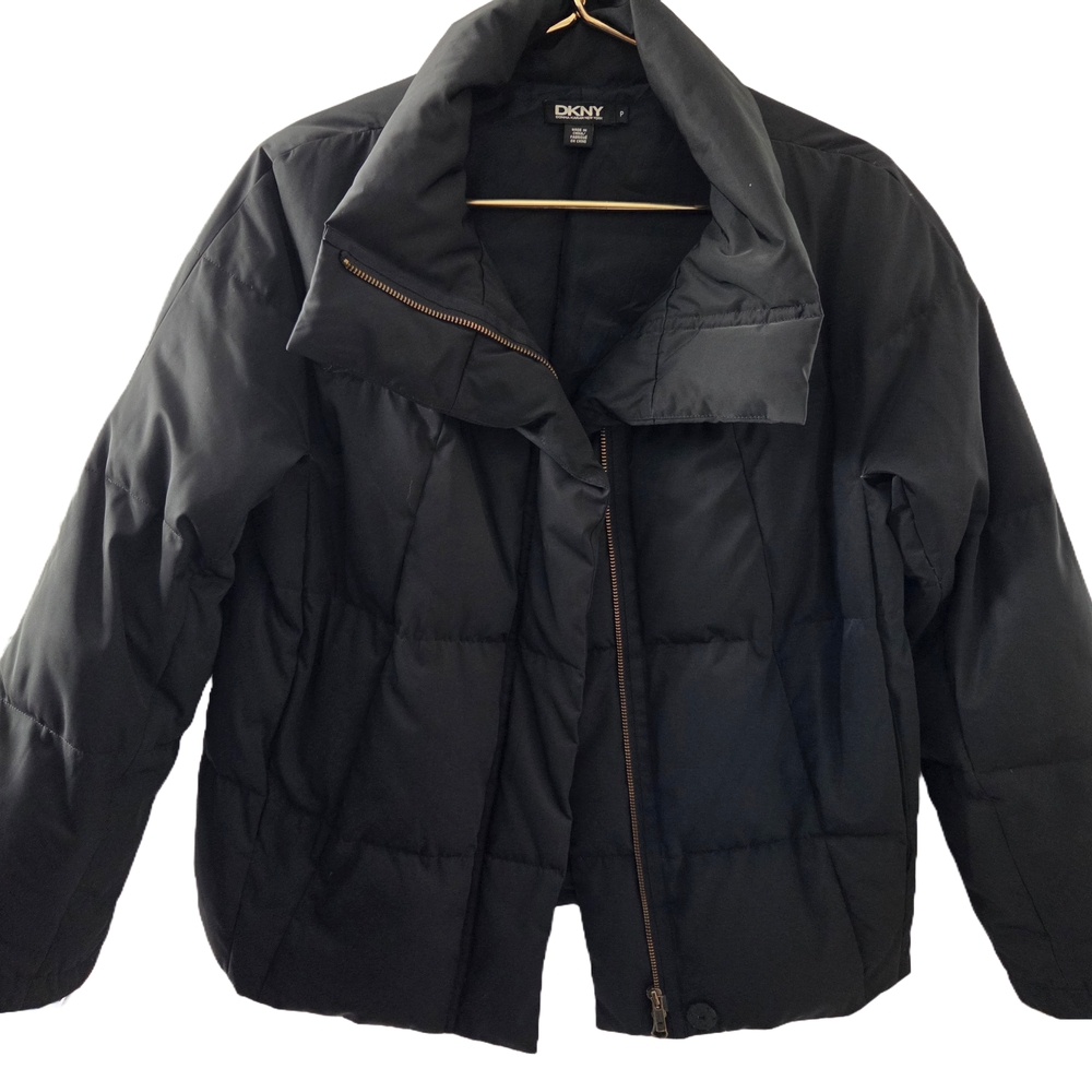 DKNY Women's Black Puffer Jacket